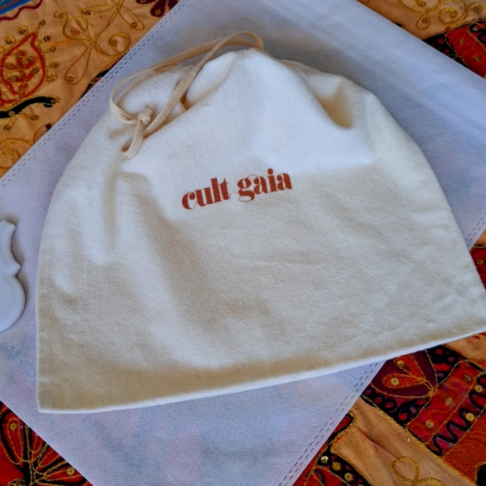 Cult Gaia Cream Dust Bag